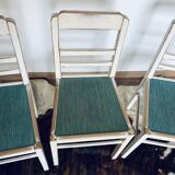 Series of 4 vintage chairs