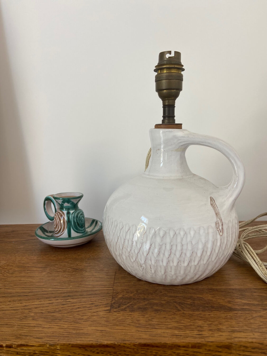 Vintage ceramic lamp base