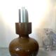Ceramic and aluminum lamp foot brushed 46cm