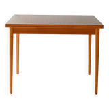 Scandinavian rectangular teak and formica table