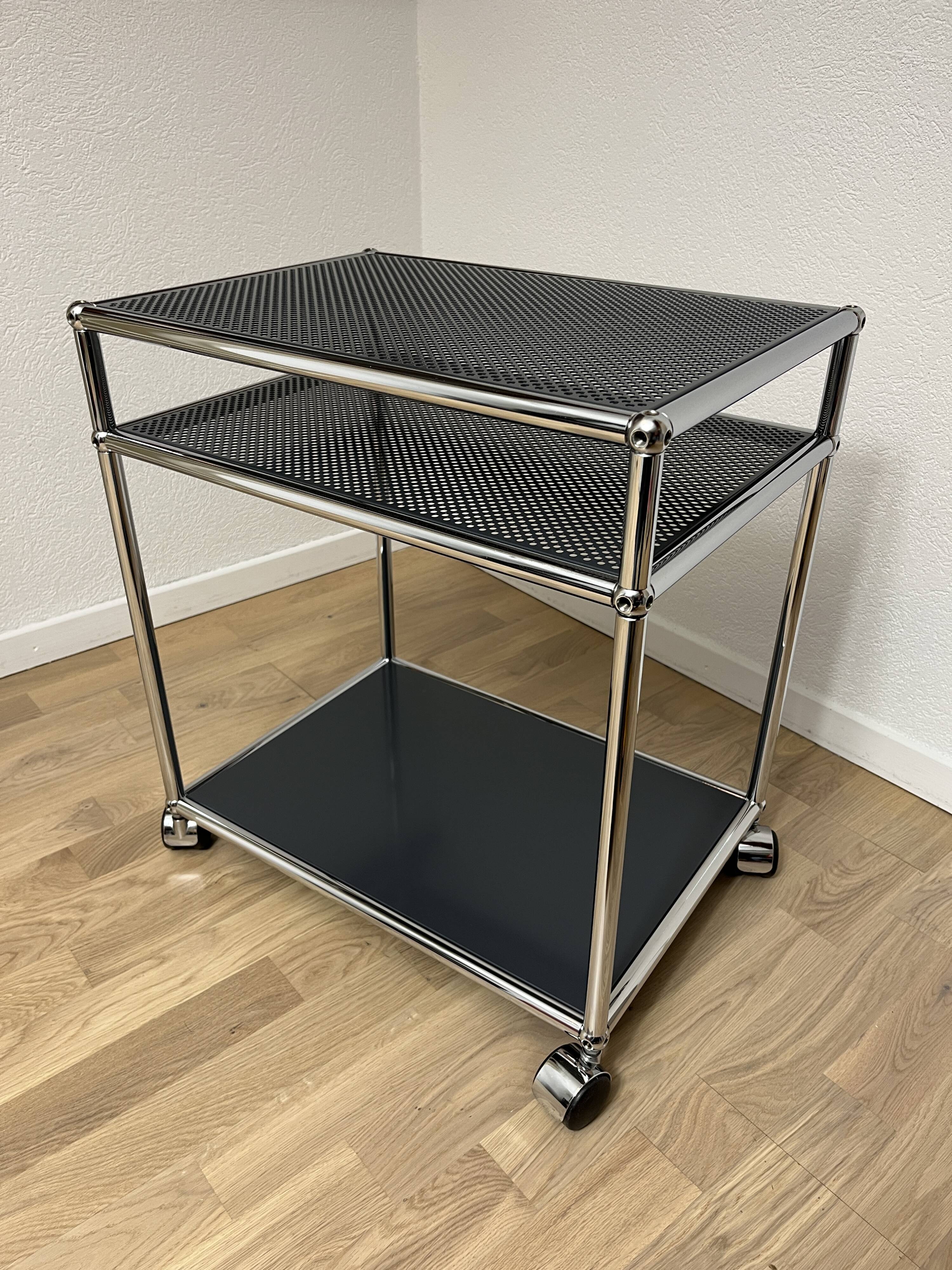 USM Haller side table in Anthracite Grey