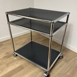USM Haller side table in Anthracite Grey