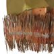 Copper and Brass Boat-Design Mirror by Daniel D’Haeseleer, 1970s