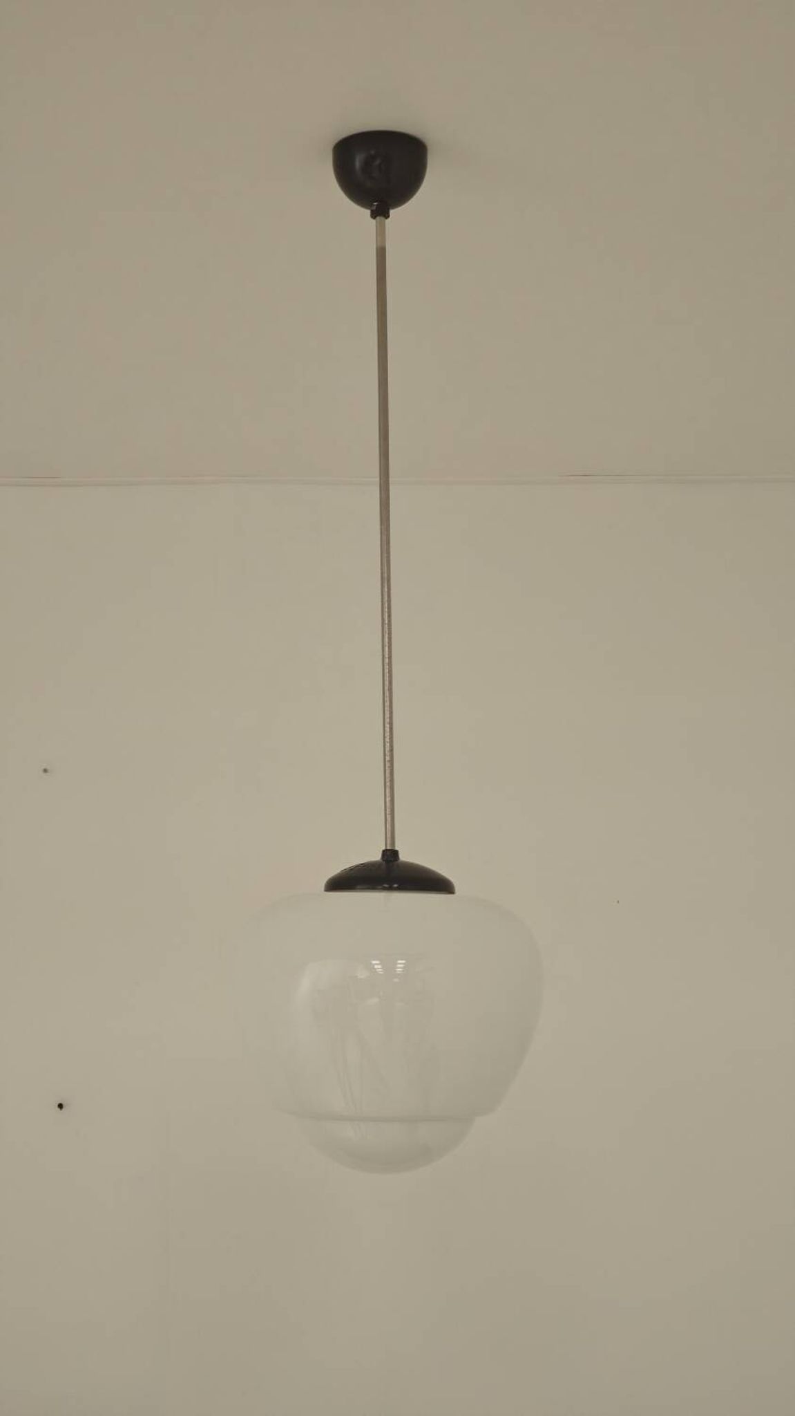 Czechoslovak opaline and Bakelite Bauhaus suspension