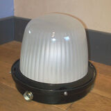 Old Ge 200 Holophane industrial lamp