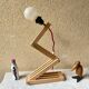 Accordion lamp, vintage Scandinavian design from the 90s, modernist design.