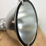 Industrial pendant lamp with glass cover by charles keller for zumtobel, 1990s