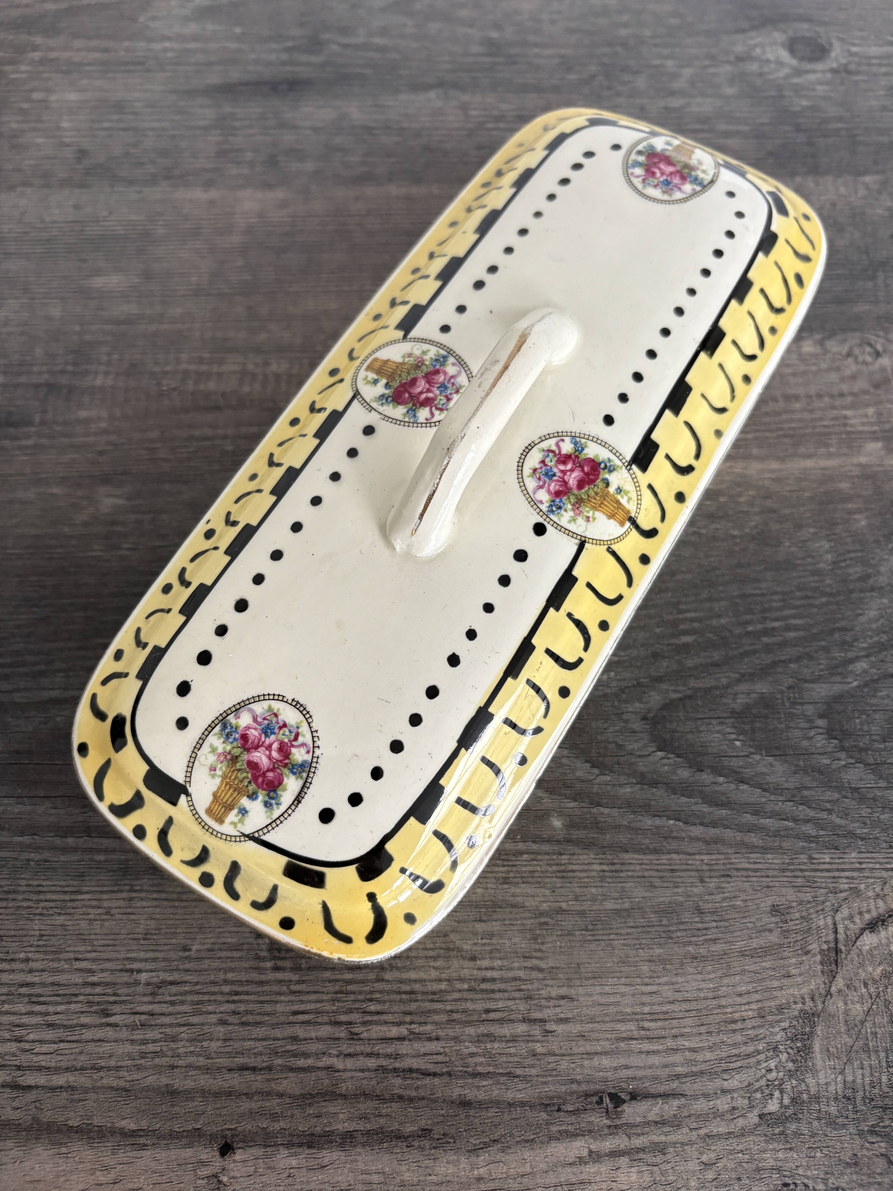 Art Deco comb box