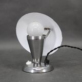Bauhaus adjustable chrome mushroom table lamp, Czechoslovakia, 1930s