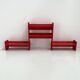 Etagère modulable Jeep rouge par De Pas, D'Urbino & Lomazzi pour BBB 1970