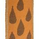 Big Danish mid-century wool tapestry / wall rug with drop motif / 1970s