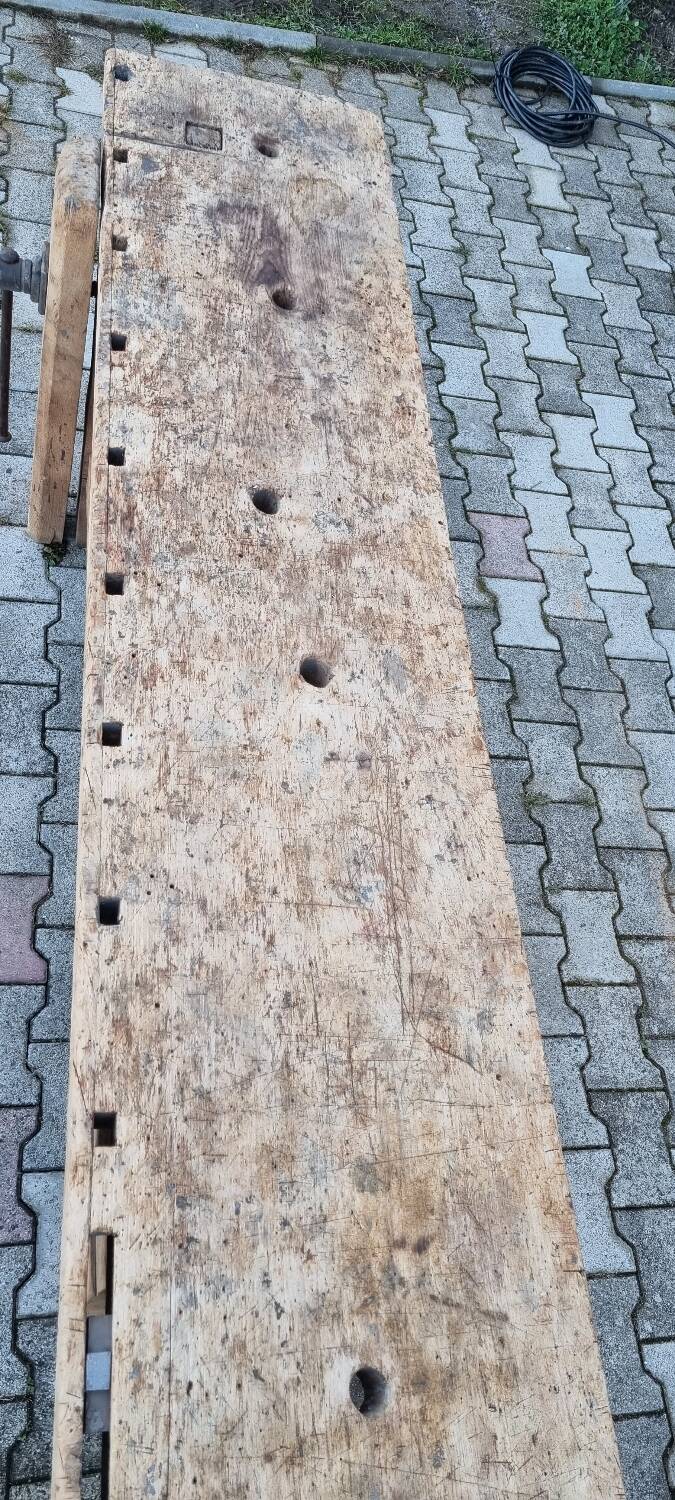 Antique carpenter's workbench