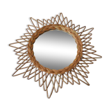 Miroir soleil osier