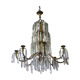 Lustre en laiton et pampilles