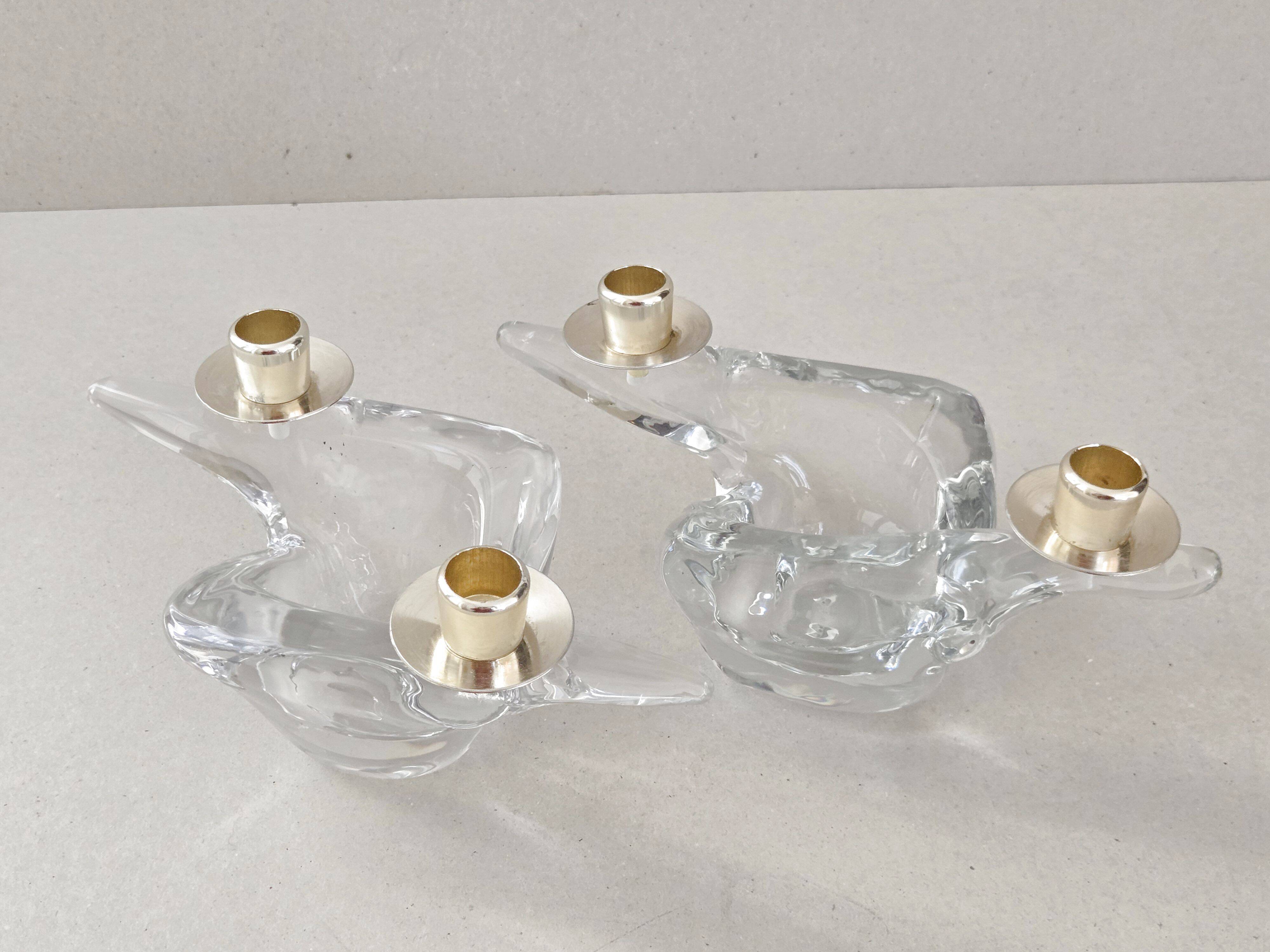 Pair of vintage candlesticks 1970