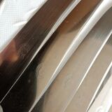 12 Old horn knives and stainless steel blades, Laurier decorative virole