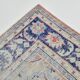 9x12 Large Area Navy Blue Persian Vintage Rug, 275x353 Cm