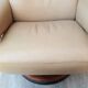 Scandinavian vintage leather armchair Ekornes Stressless