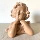 Bust child, pensive girl