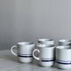 6 porcelain espresso cups