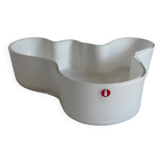 Coupe en verre blanc Alvar Aalto ittala