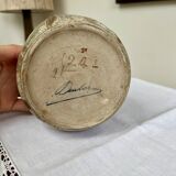 Pichet en grès émaillé signé Denbac