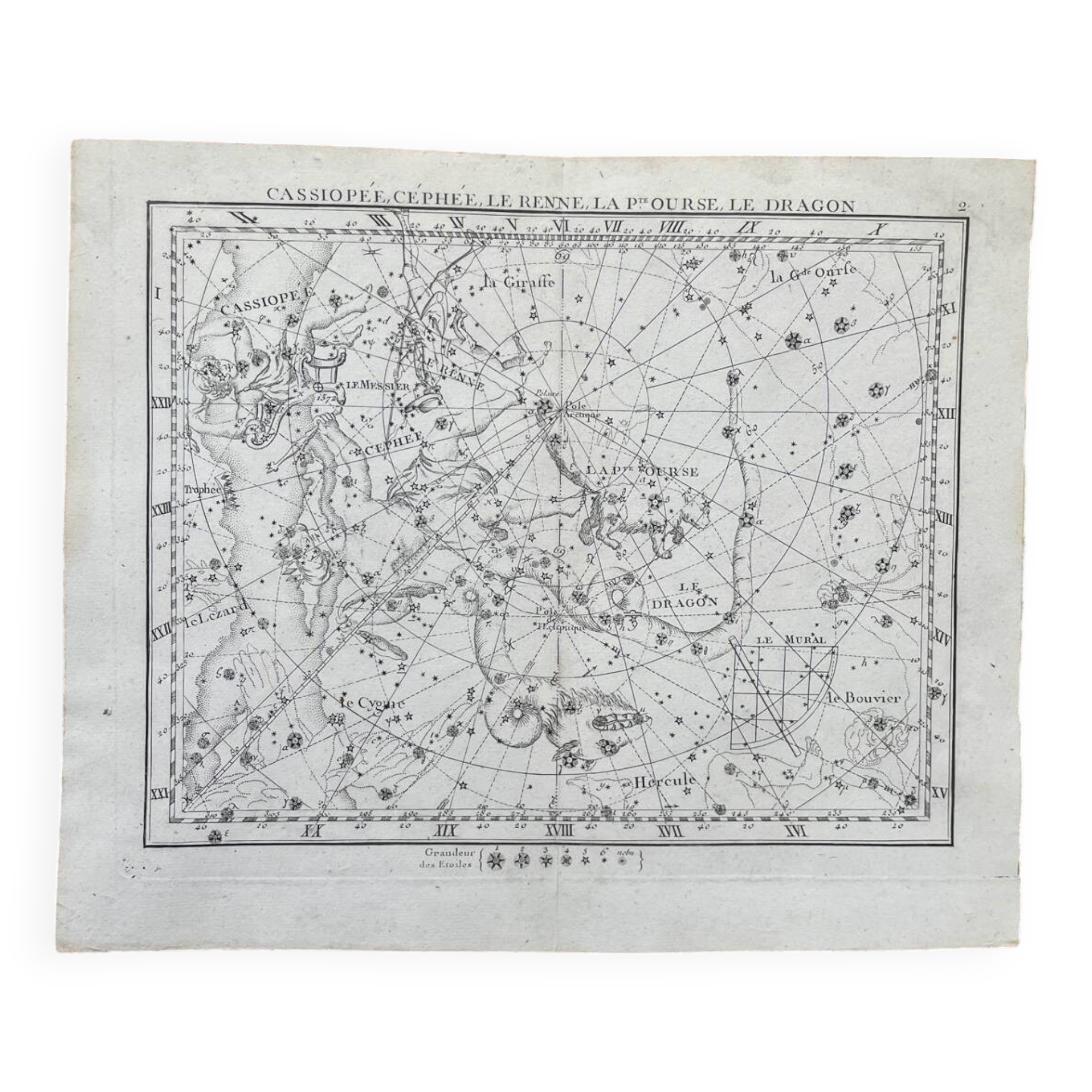 Cassiopée Céphée Le Renne La Petite Ourse Le Dragon - Astronomie