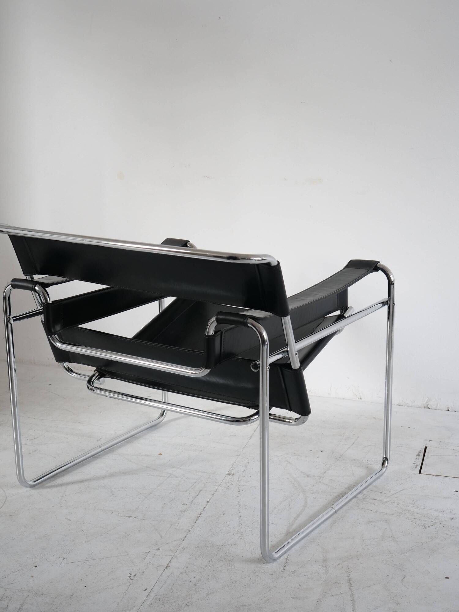 Bauhaus armchair Wassily B3 knoll 1980 by Marcel Breuer