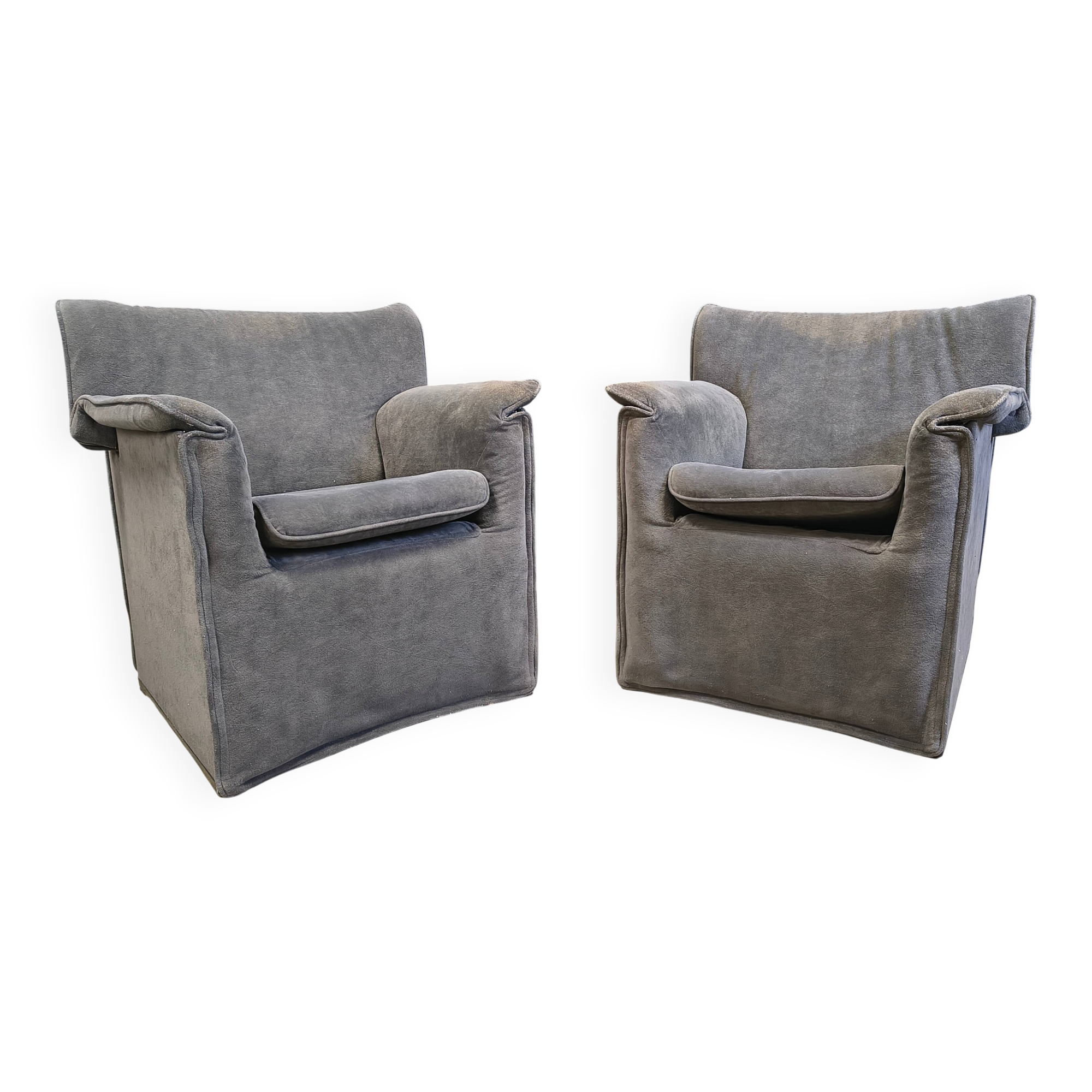 Lauriana armchairs by Afra and Tobia Scarpa for B&B Italia, 1970s