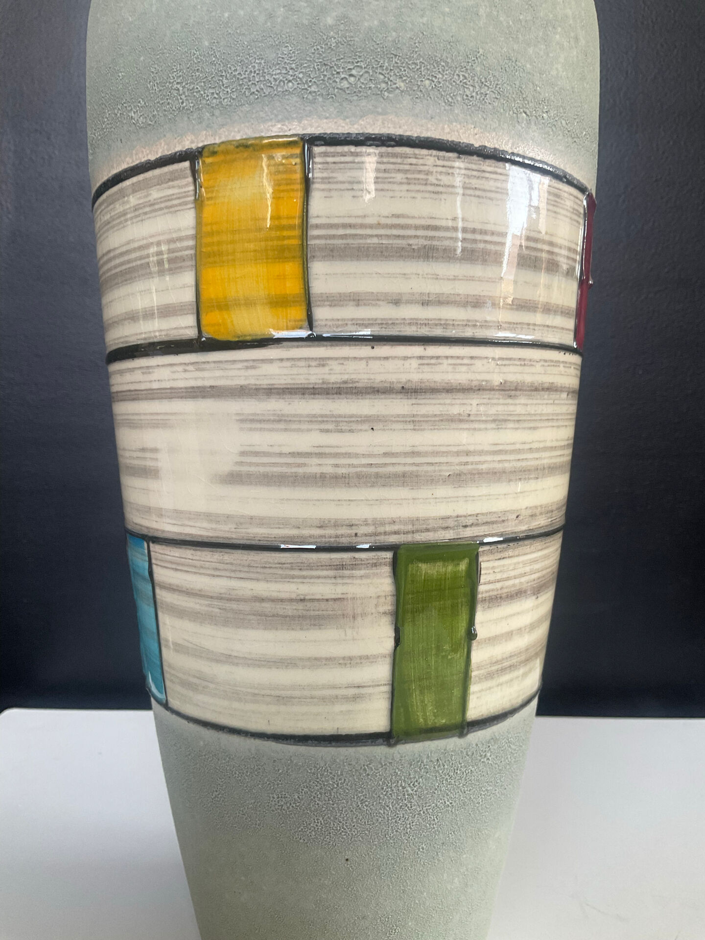 Ceramic vase from West Germany from the 60s-70s.