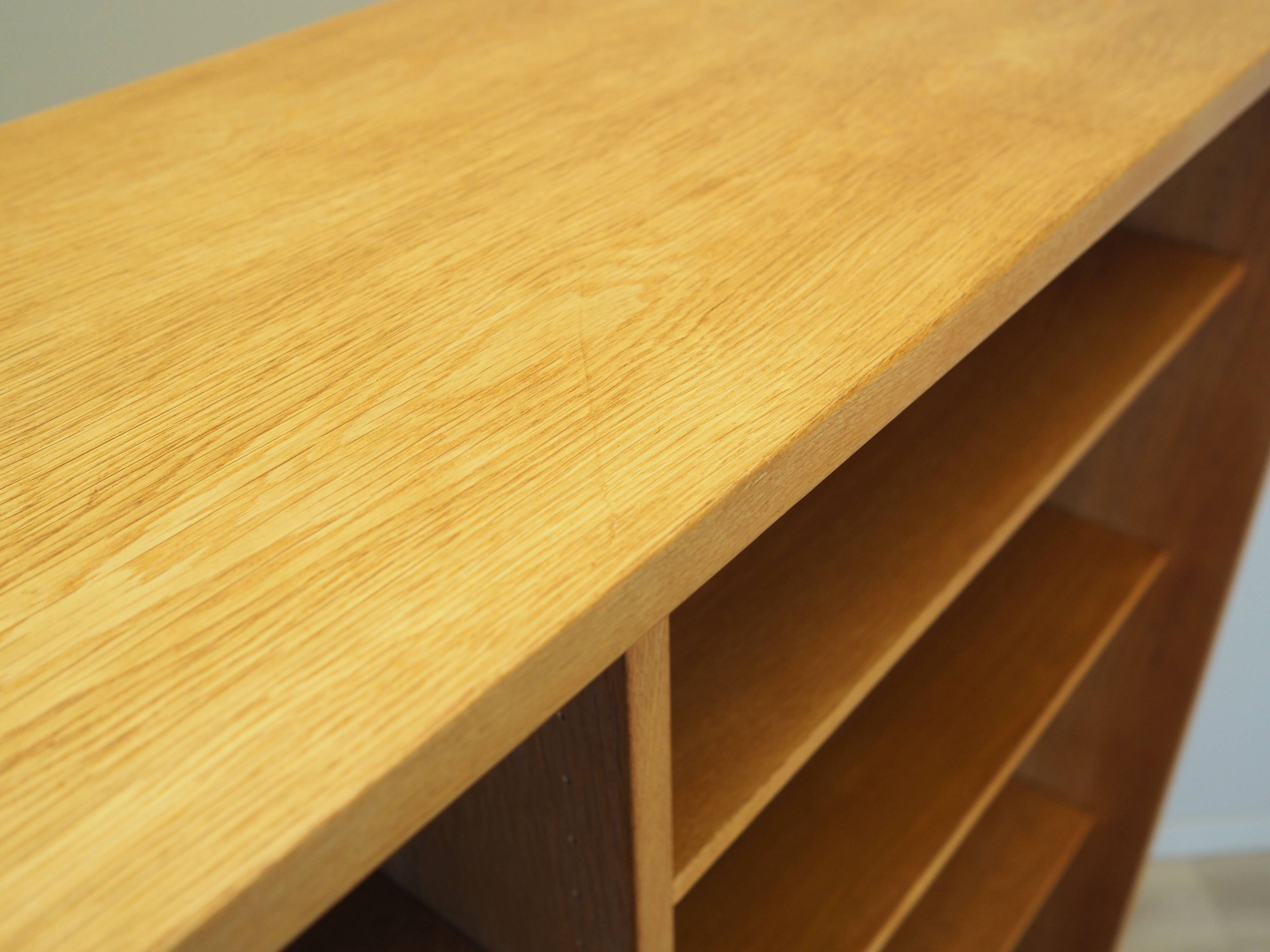 Ash bookcase, Scandinavian design, 1960s, designer: Børge Mogensen, manufac