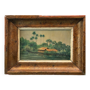 Paysage exotique aux