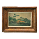 Exotic landscape with palm trees XXth century