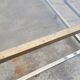 Rectangular coffee table in brass and chromed metal 1970 design
