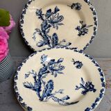 Gien 'Cactus' porcelain plates