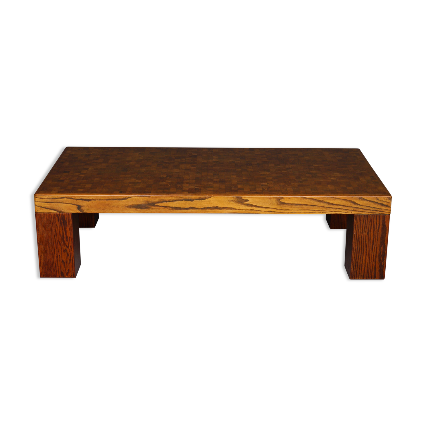 Brutalist Coffee Table by Rolf Middleboe & Gorm Lindum for Tranekaer, Denmark 1970s