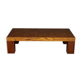 Table basse brutaliste par Rolf Middleboe & Gorm Lindum pour Tranekaer, Danemark années 1970
