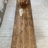XL central island workbench oak