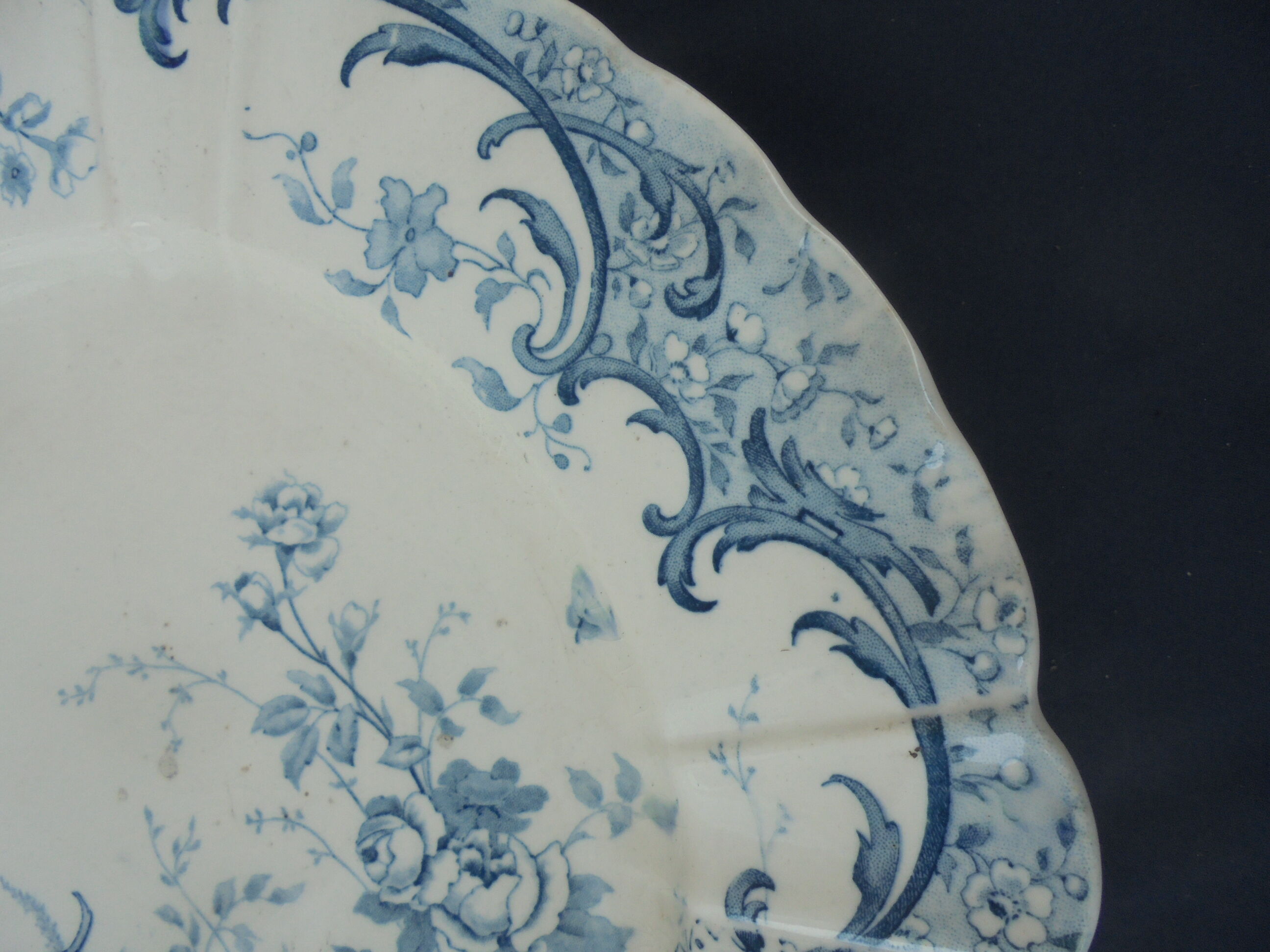 Old plate Sarreguemines