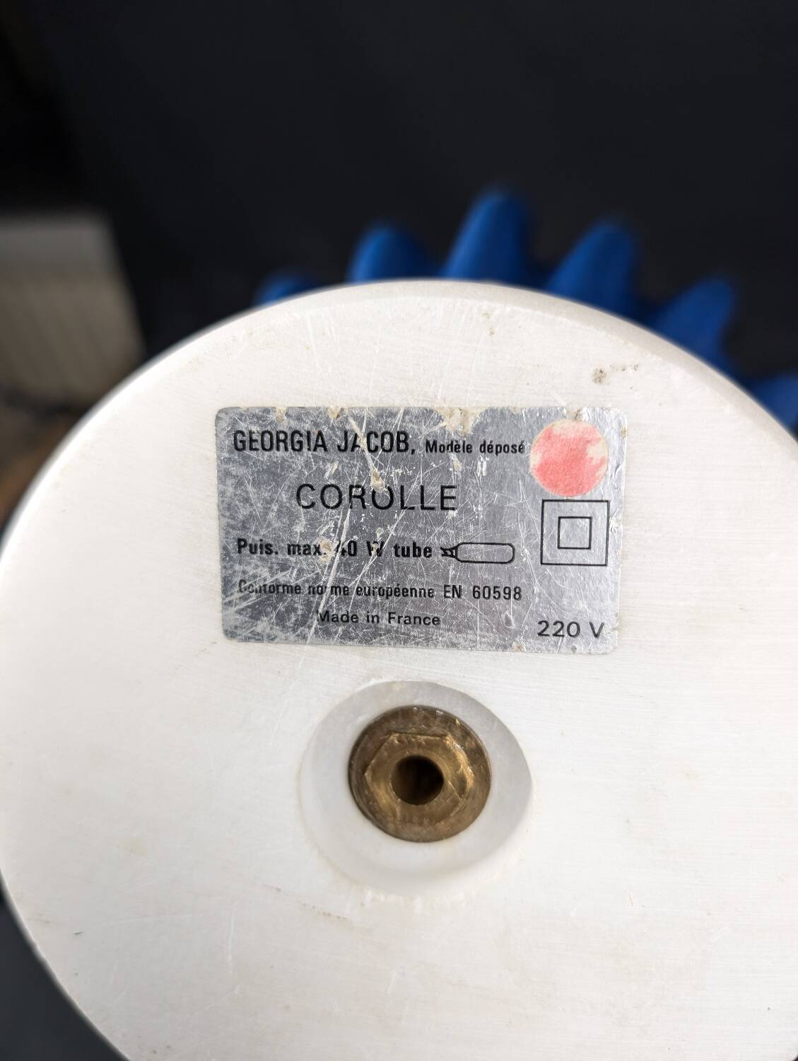 Vintage Corolle Georgia Jacob Lamp