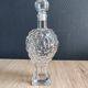 Carafe glass bottle moulded grape bunch vintage | Ball stopper