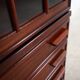 Mahogany showcase, Danish design, 1970s, production: Denmark