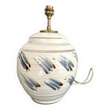 Ceramic lamp base, new fabric cable 200 cm