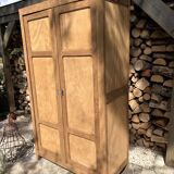 Armoire type parisienne bois rénové