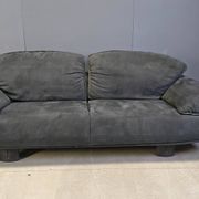 Velvet sofa by Saporiti Italia, 1980s