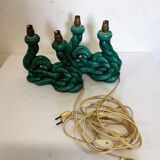 Candle holders, ceramic lamp Vallauris