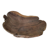 Teak root fruit basket