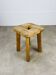 Finnsauna stool in the style of Olof Ottelin, brutalist, 1960s.