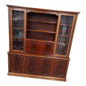 Stuart mahogany bookcase with bar