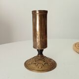 Antique folk art candle holder 1914/18